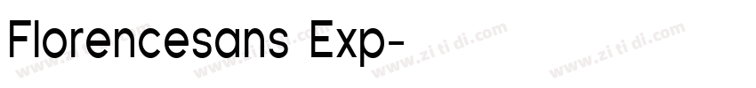 Florencesans Exp字体转换